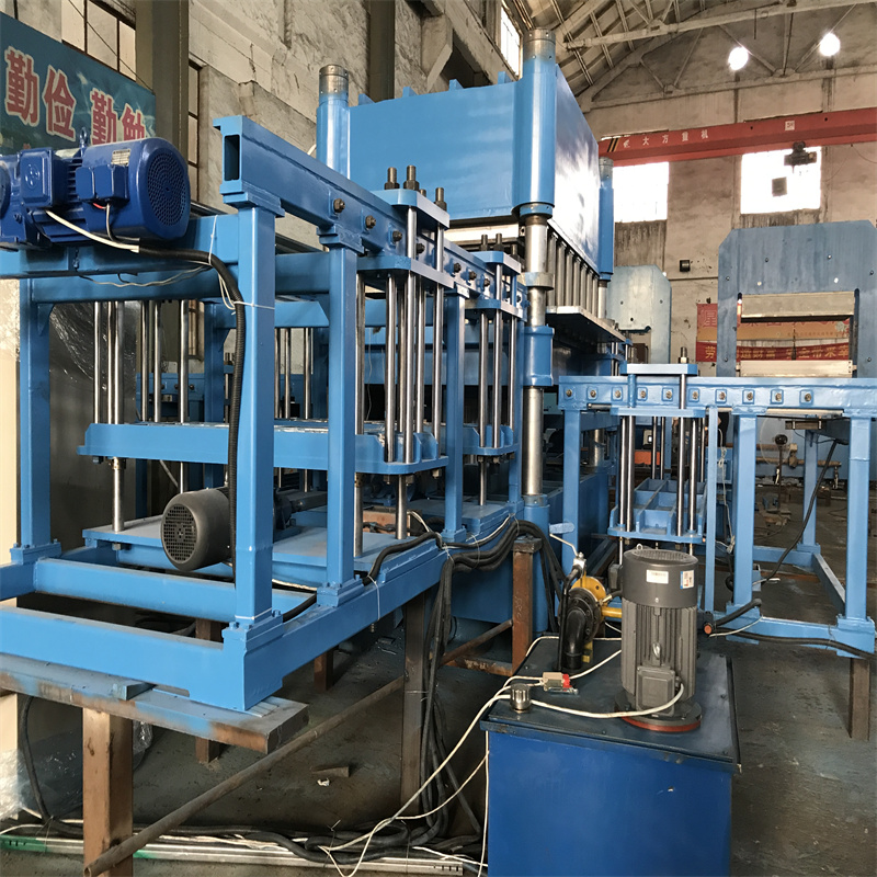 Frame Plate Rubber Vulcanizing Press 8KW 11KW Rubber Tile Making Machine