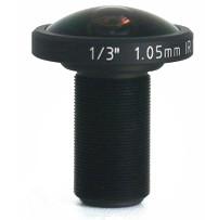 Quality 1.05mm Panoramic fisheye lens, 5.0 Megas, 1/3 wide angle lens wholesale