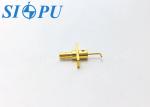 SSMB Male Straight Microstrip RF Coaxial Connector Flange Mounted Weldable