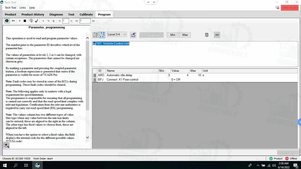 For vocom Vocom II 88894000+ V2.8PTT Dev2 Tool For vocom Truck Excavator Construction Diagnostic