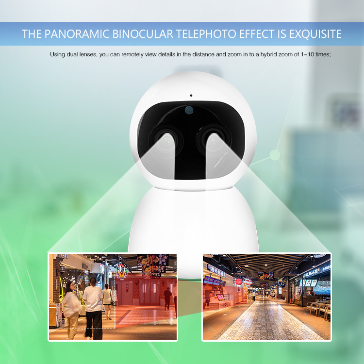 WIFI 1080P High Resolution CCTV Camera Smart Motion Detection