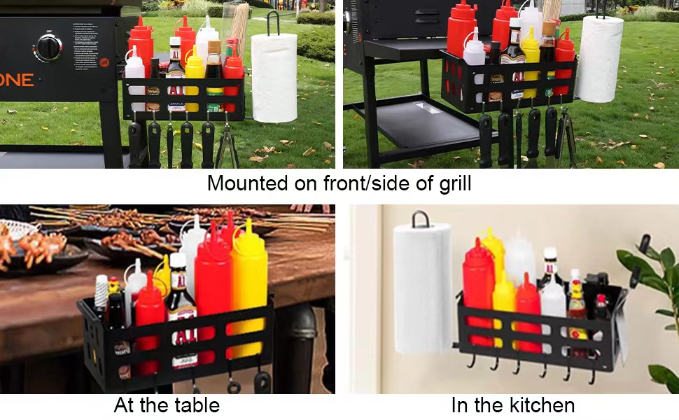 Streamline Your Grilling Setup with Magnetic Grill Accessories and Paper Towel Holder
