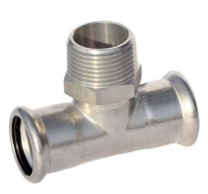 China Aisi304/316 Steel Stainless Press Fittings Coupling 1/2-4 on sale