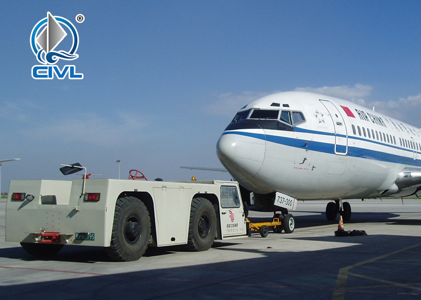 54Kn Towing Capacity Heavy Cargo Trucks Towing 80000KG Plane Aircraft tractor