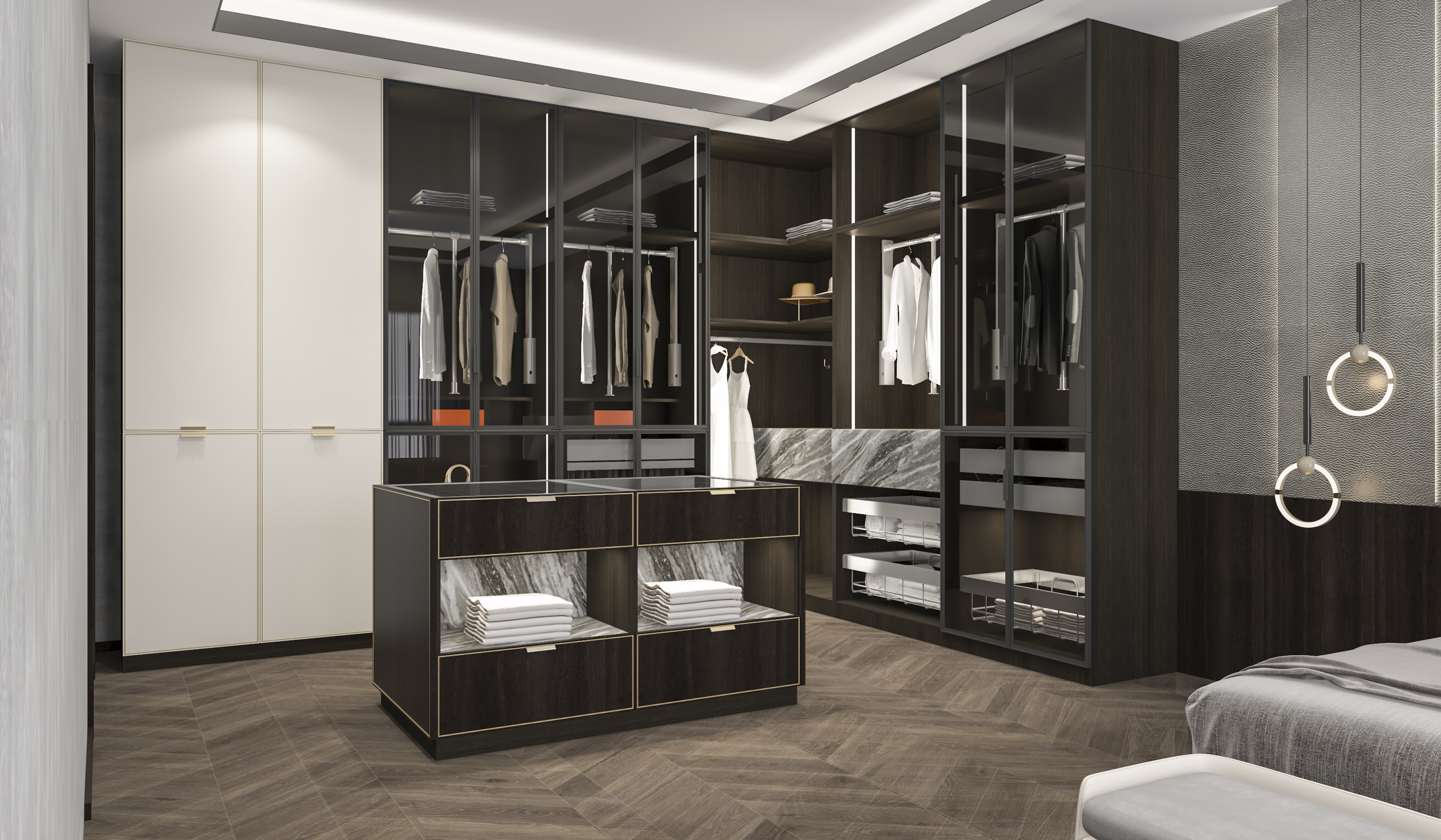 YALIG's Modern L-Shaped Corner Wardrobes The Perfect Combination of Form and Function