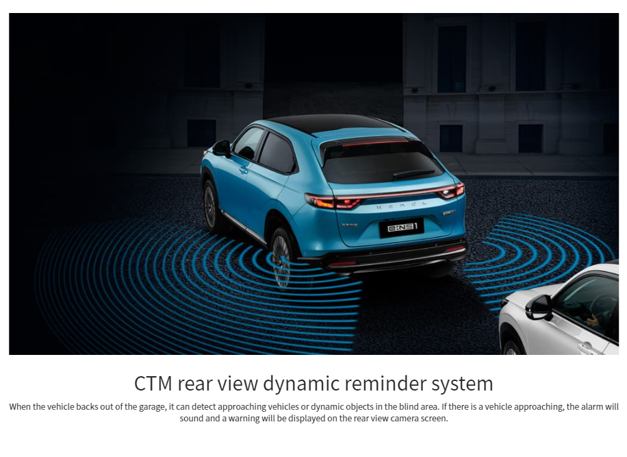 Hon-da ENS1 Electric SUV Sports Car with Torsion Beam Non-Independent Suspension and FWD Drive 68.8 Battery Capacity
