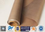 0.15mm 300gsm Brown Heat Resistant PTFE Coated Fiberglass Cloth FDA Quality