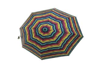 Quality Compact Strong Travel Umbrella , Lightweight Travel Umbrella Rubber Caoted Handle wholesale