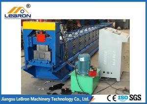 Quality Hydraulic guillotine Metal Gutter Roll Forming Machine CNC Control wholesale