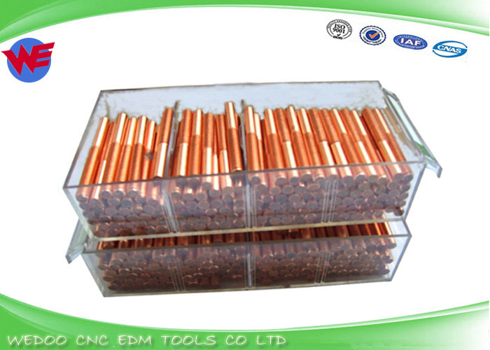 Durable EDM Threading Electrodes M8 Copper Thread Tapping 70 Mm Total Length