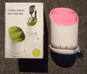 Quality FB101803 stable non-slip base cutlery drainer and organizer wholesale