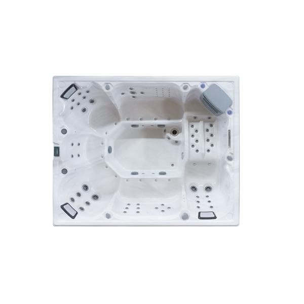Freestanding Rectangle Hot Tub With Powerful 3KW/110~220V Electric Heater For