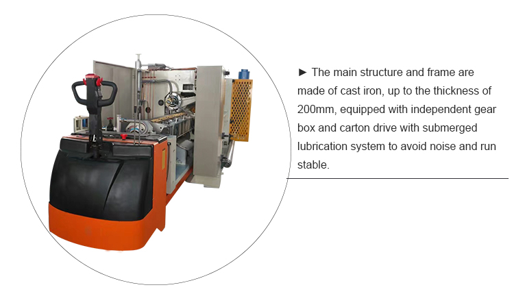 Cassette Type Single Facer Machine Corrugated Cardboard Production Line