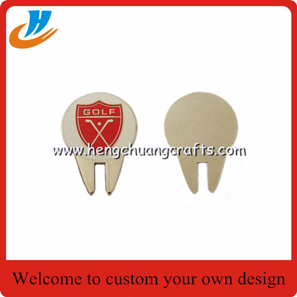 No mold fee custom Personalized Hat Clips / Metal Golf Cap Clips