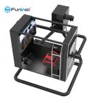 Black Virtual Reality Flight Simulator Cockpit Outdoor Amusement Park Equipment