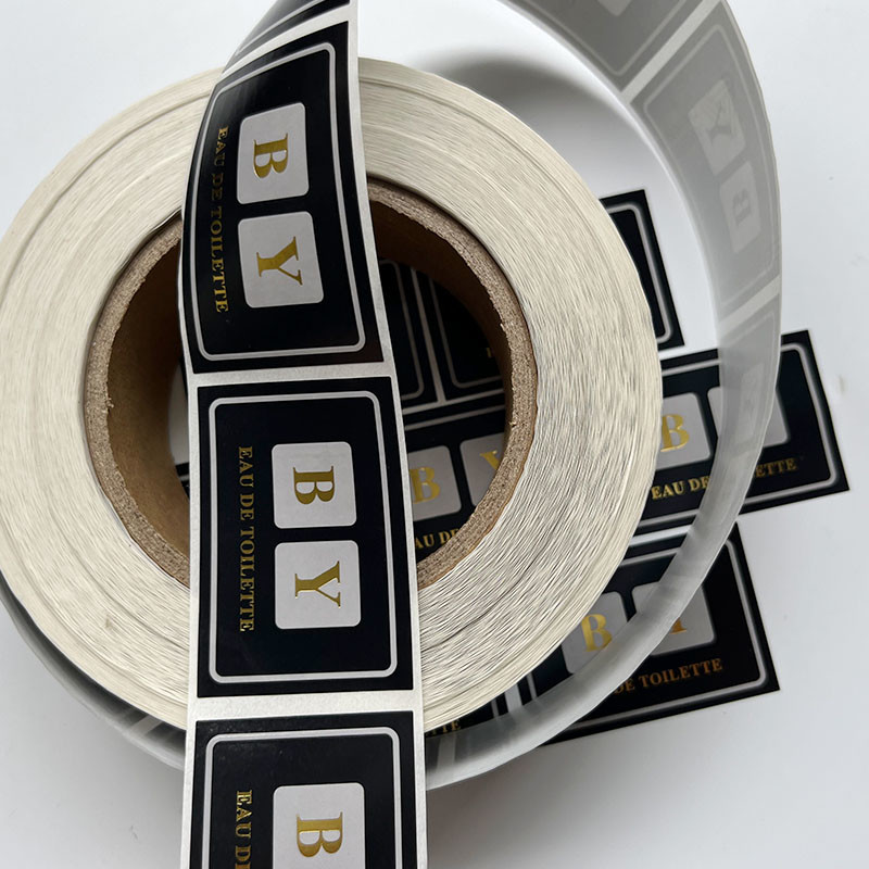 Printing Adhesive Tamper Seal Stickers , Brand Custom Logo Sticker Roll