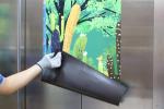 Ferrite Magnetic Sheet Rolls 120 Degree Melting Magnet Rubber Sheet Brown color