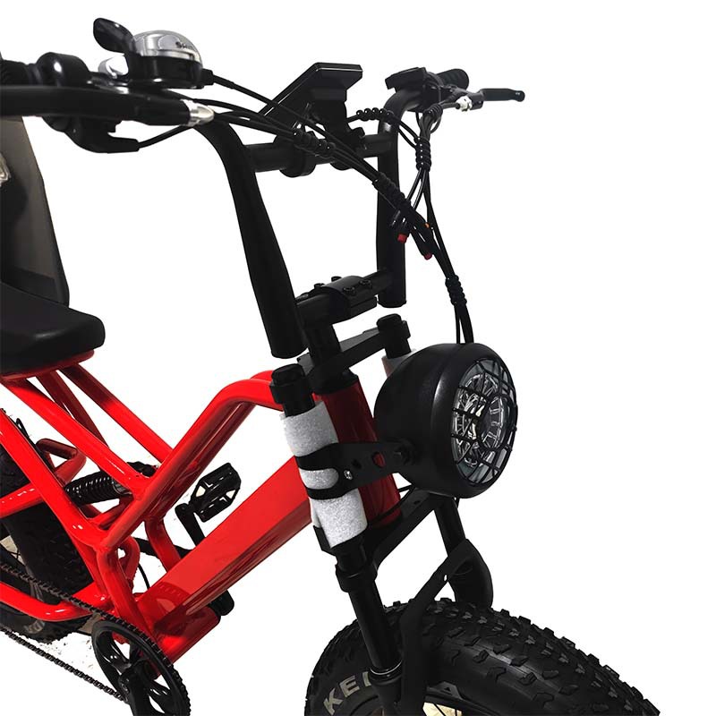 Mechanical Disc Brake Electric Bike 48v 500w Motor Ebike 2 Wheel 20 Inch Fat Tire