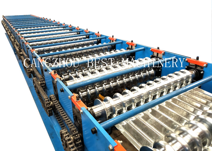 Automatic IBR Roofing Sheet Roll Forming Machine 5.5kw Main Power