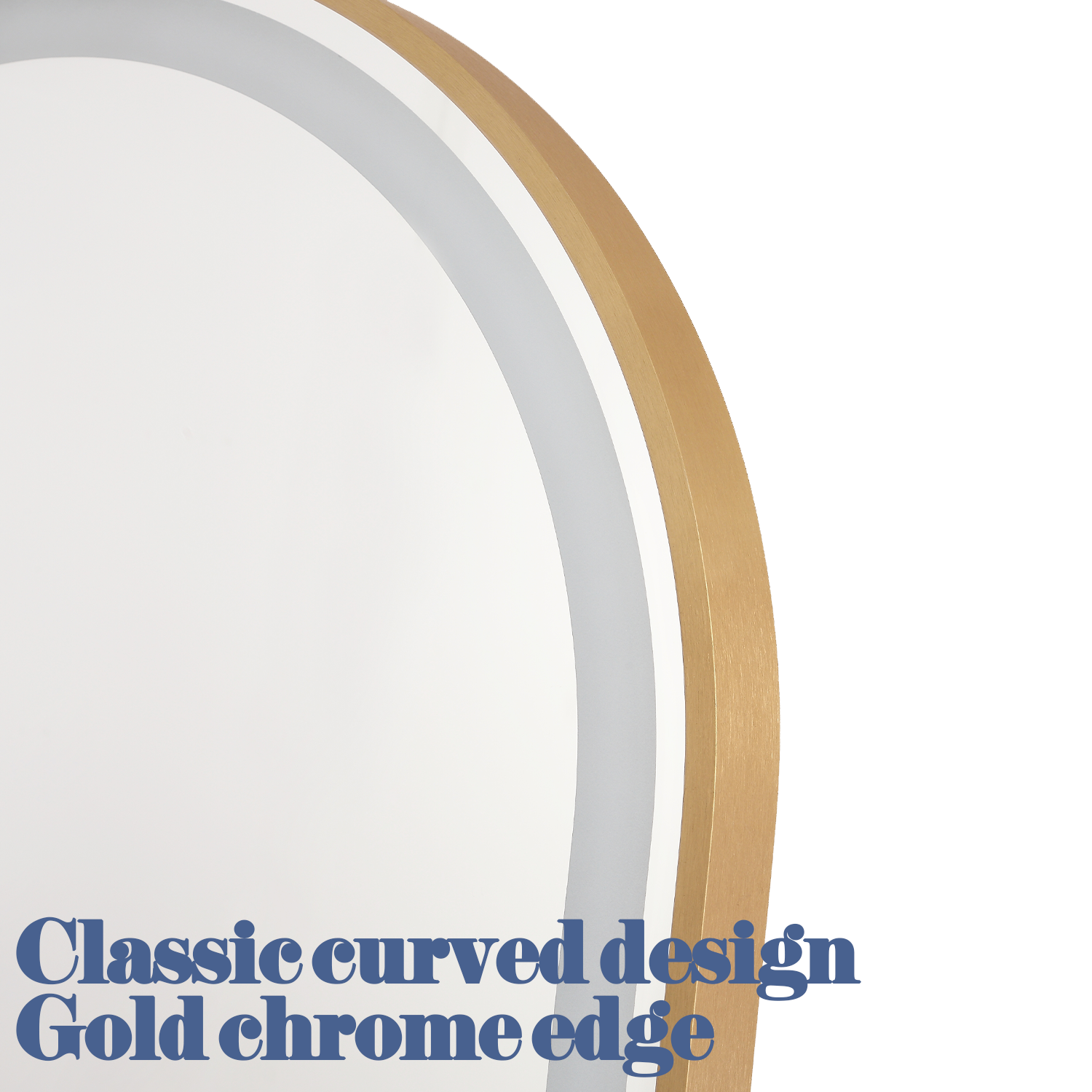 LED Full Length Mirror With Lights Arched Aluminum Adjustable Lighting High Visibility