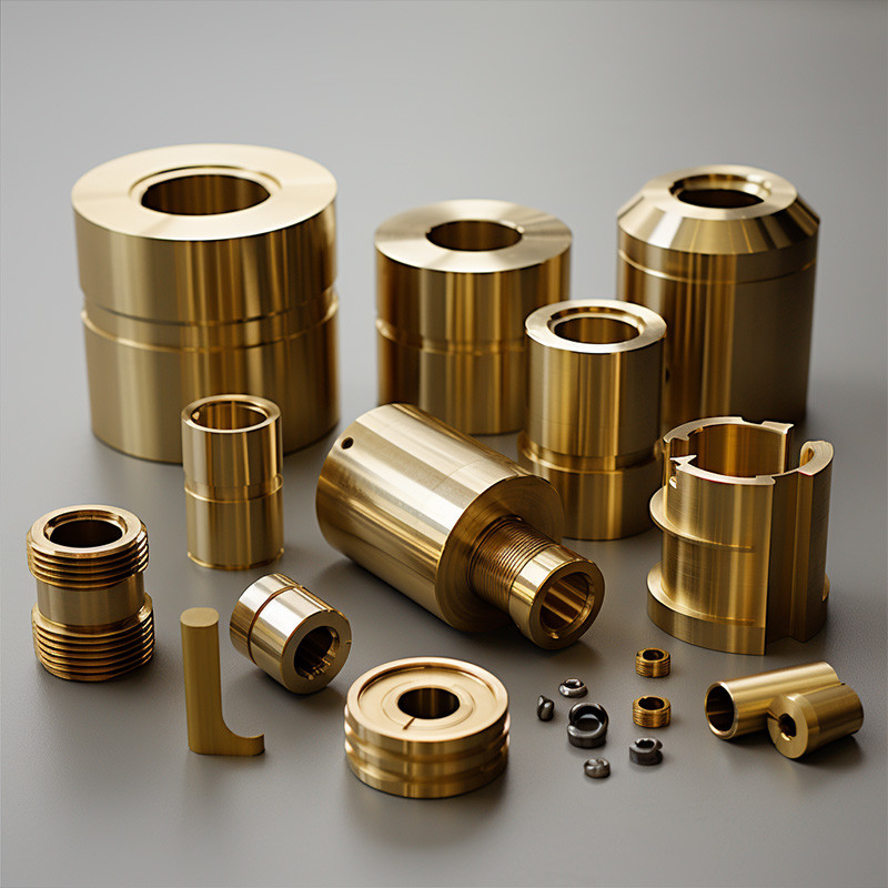 Custom CNC Lathe Machining Turning Parts CNC Metal Service Turned Brass Parts