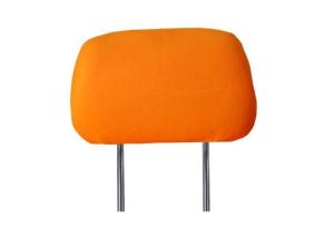 Quality Football Fans Car Headrest Covers Spandex Polyester Knitting 25*27cm wholesale