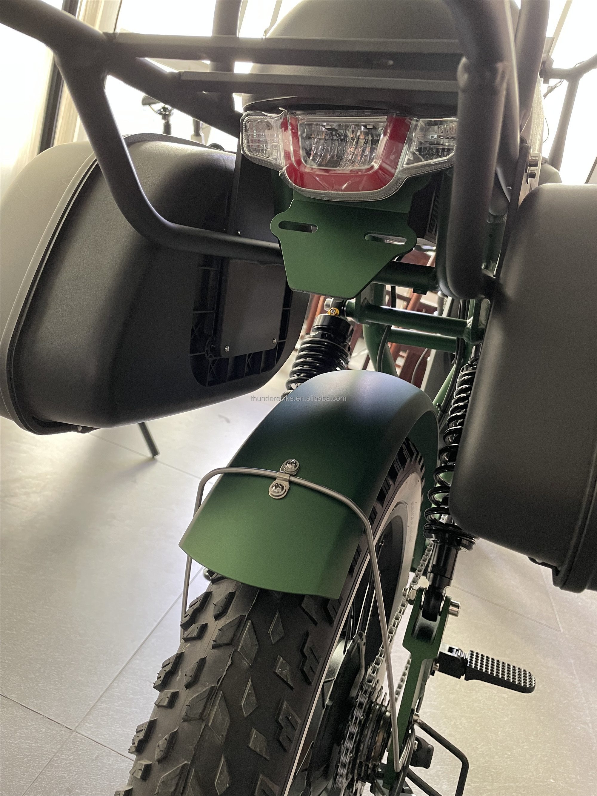 20 Inch Dual Motor Electric Bicycle 7 Speed Full Color Display Fat Tyre Electric Bike