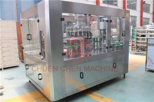 Quality 6000 BPH Hot Juice Filling Machine 330ml - 1500ml Plastic Screw Cap Type wholesale