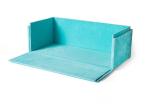 Exquisite Rectangle Large Velvet Gift Box , Blue Velvet Jewelry Box