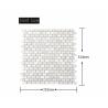 Buy cheap Morden Luxury White Pearl Mosaic Tile Brick Design For Wall Cabinet Chair from wholesalers