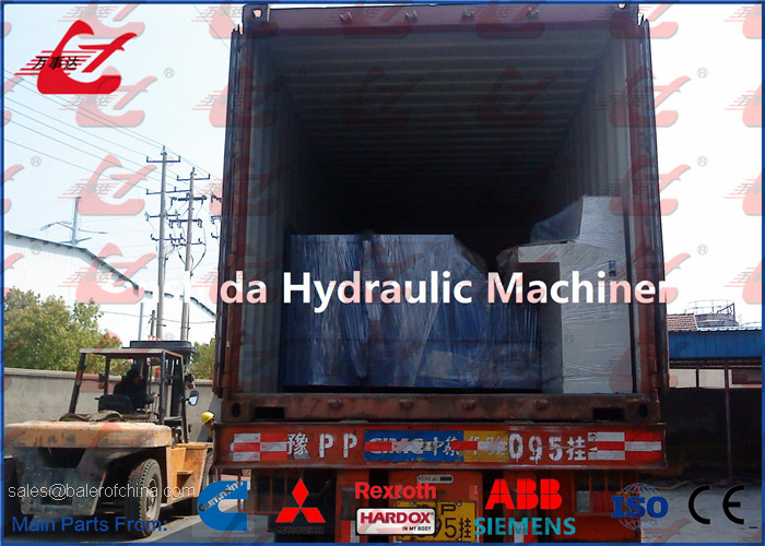 Scrap Plastic Film Baler Horizontal Baling Machine 2 - 4T Output Capacity