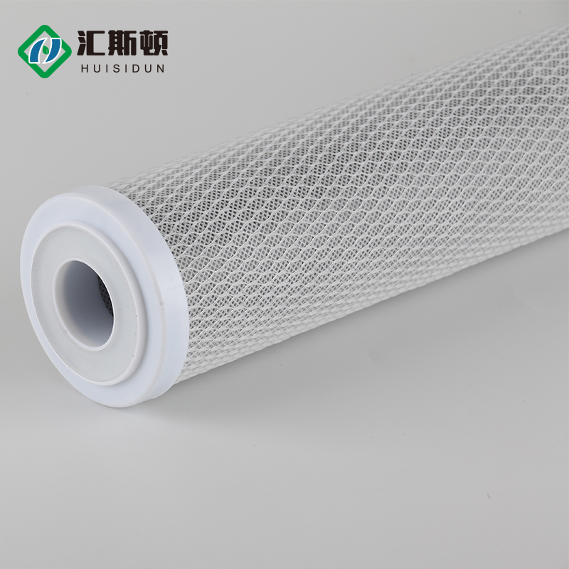 Carbon Air Filtration Filter for 20 Inch CTO Carbon Filter Cartridge in White and Blue