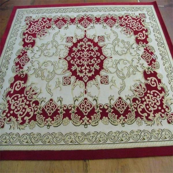 Traditional Handmade Woollen Carpet , Hand Tufted New Zealand Wool Rug