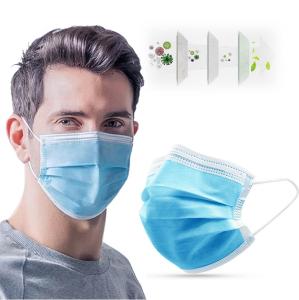 Quality 3 Ply PP Non Woven Disposable Face Mask Earloop Type wholesale