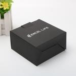 Hot Sale Rectangle Black Wrapping Gift Package Paper Box