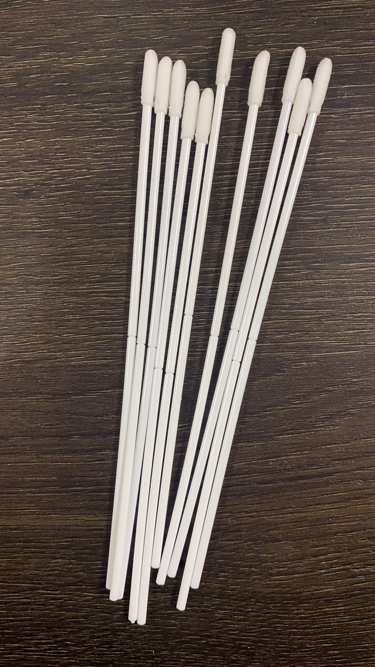White 150mm Disposable Sampling Swab