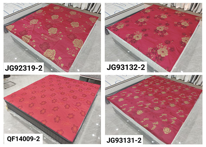 Our Factory Sells Gold Powder Disperse Warp Knitted Printed Mattress Fabric Directly