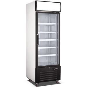 Quality Digital Temperature Control Upright Glass Door Freezer 220V / 60Hz For Beverage wholesale