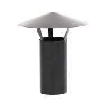 Rain Cap Single Wall Stove Pipe , Black Chimney Pipe EN1856-2 Standard