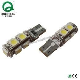 Quality LED Car Light T10 W5W 9pcs 5050 SMD Canbus LED 12VAC wholesale