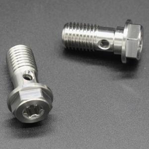 Quality 303 Stainless Steel Brake Line Banjo Bolt M10 Ultrasonic Cleaning Polished Surface wholesale
