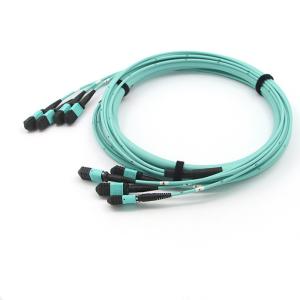 Quality 48 Core Multimode OM3 MPO MTP Cable 2 Meters 850nm PC wholesale