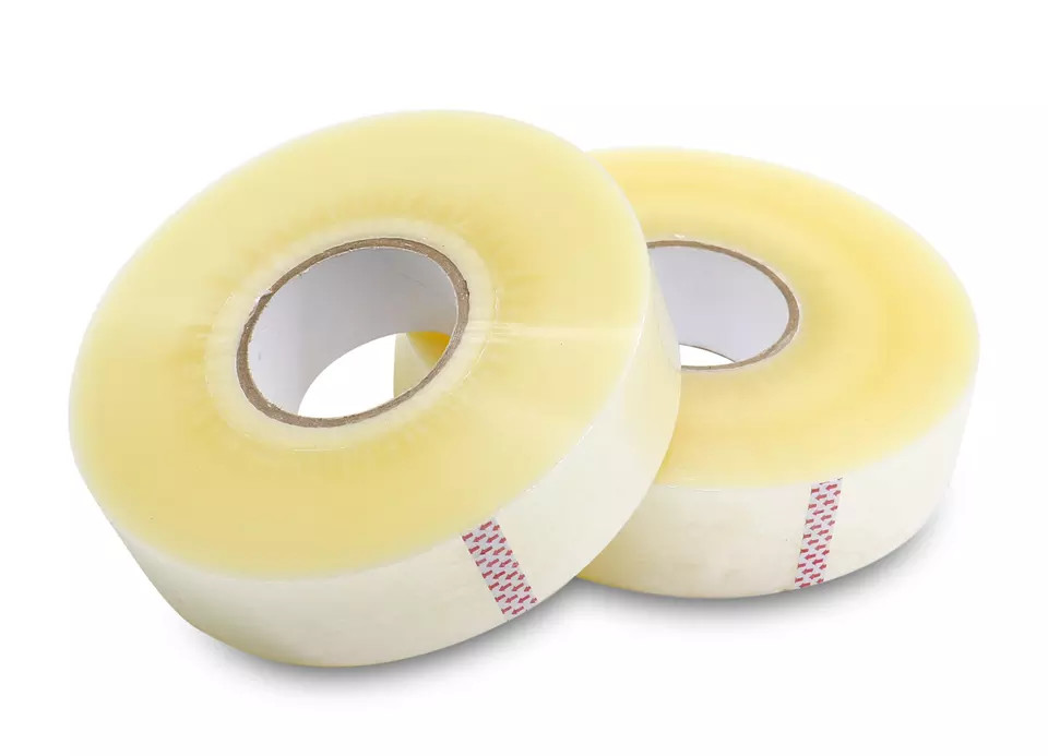 Hot Melt Packing Tape Machine Roll For 48/50mm X 1000M Cello Tape Jumbo Rolls