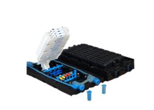 Quality mechanical sealing outdoor fiber optic enclosure ABS PP 4 trays wholesale
