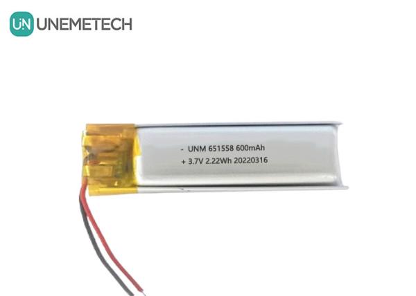 Beauty & Makeup Battery Supplier 600mAh 3.7V Lipo Battery 651558 for Hair