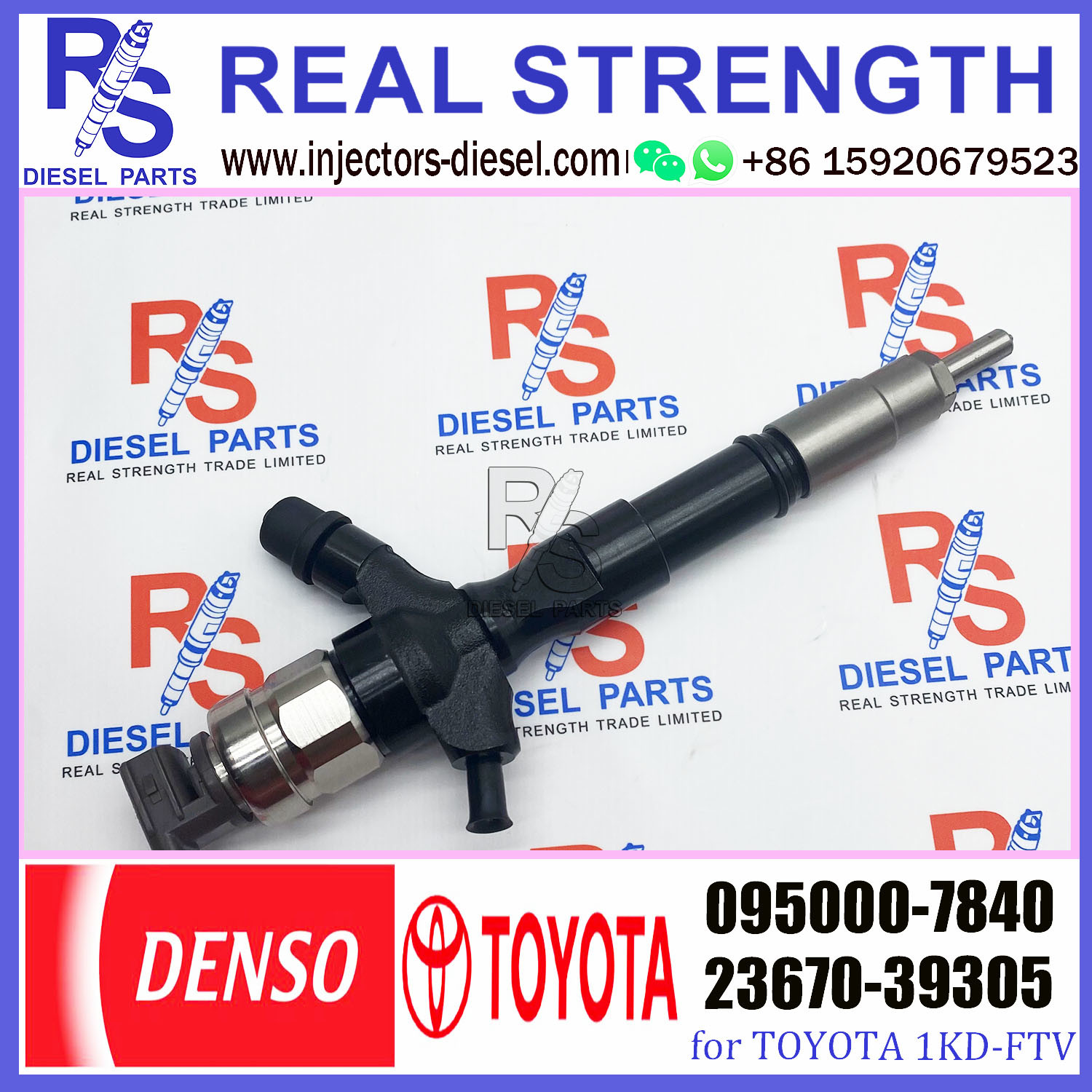Diesel Fuel Injector Common Rail Injector 095000-7840 23670-39305 2367039305