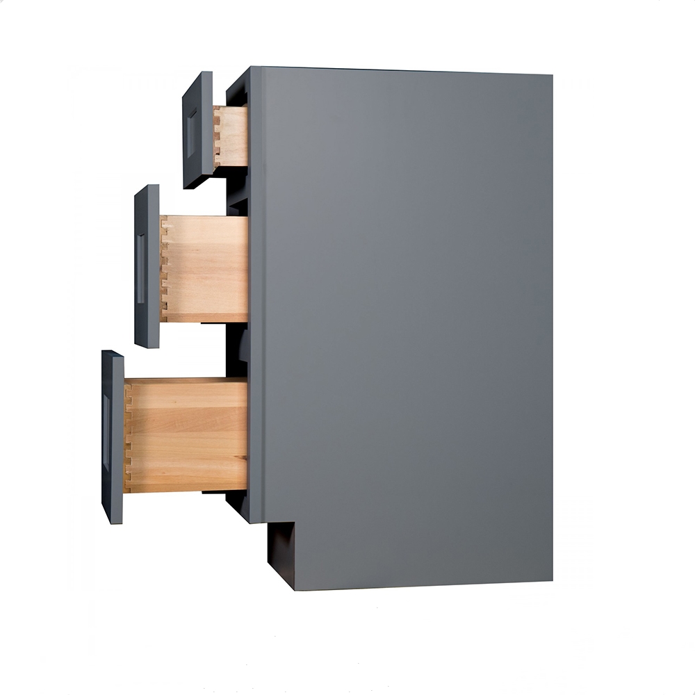 Melamine Board Carcase Popular Kitchen Cabinets for High End Villa Apartment Renovation