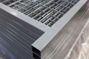 China Canada Event Temporary Fence Hire Imported 6'x10' construction fencing panels mesh 2x4x8 ga wire coated RAL3004 on sale