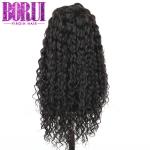 100% Virgin Human Hair 12-30 Inch Swiss Lace Closure Wig Water Wave 250% Density
