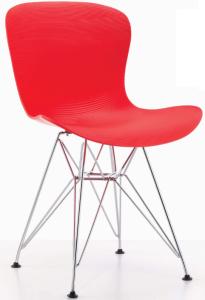 Quality modern catering PP dining chair with metal leg wholesale